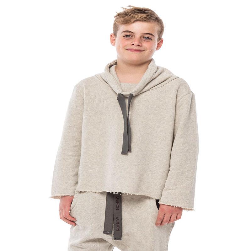 YAGU KID'S SWEATSHIRT IN LIGHT GREY
