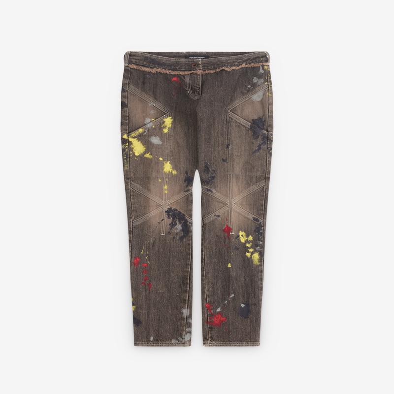 Kiko Kostadinov - Women's Painted Slim Jeans - (Washed Black)