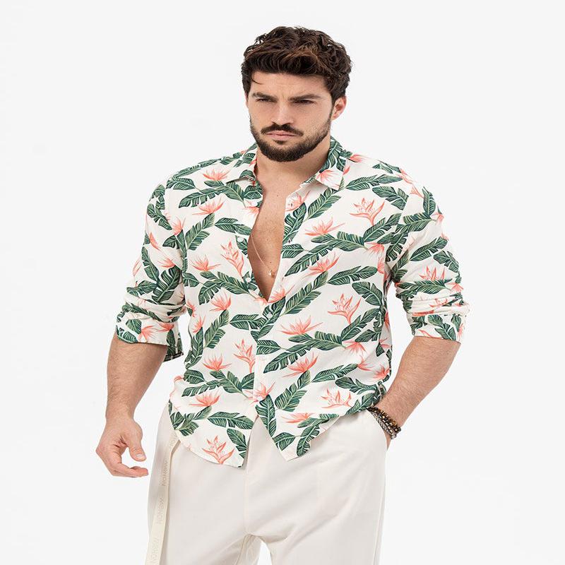 MIAMI PRINTED SHIRT IN WHITE