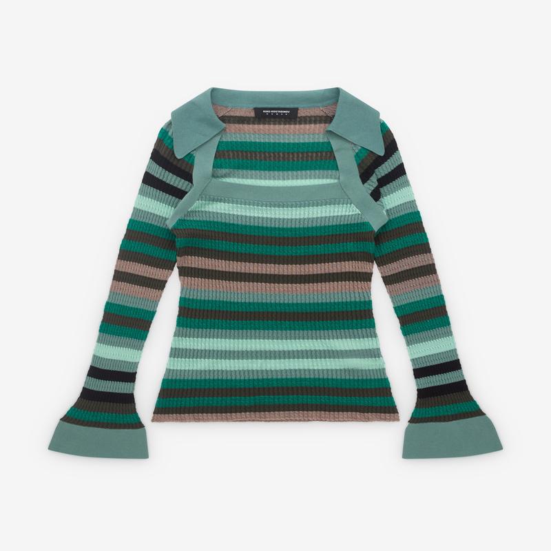 Kiko Kostadinov - Women's Esmerelda Top - (Absinthe)