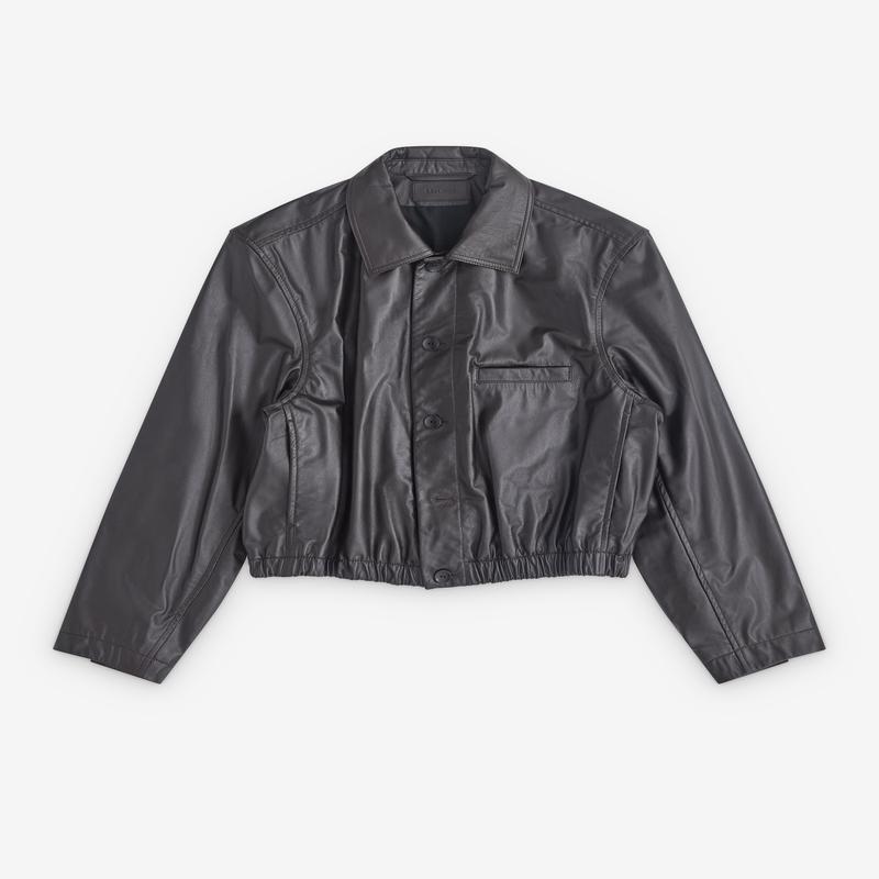 Lemaire - Womens Soft Leather Jacket - (Brown)