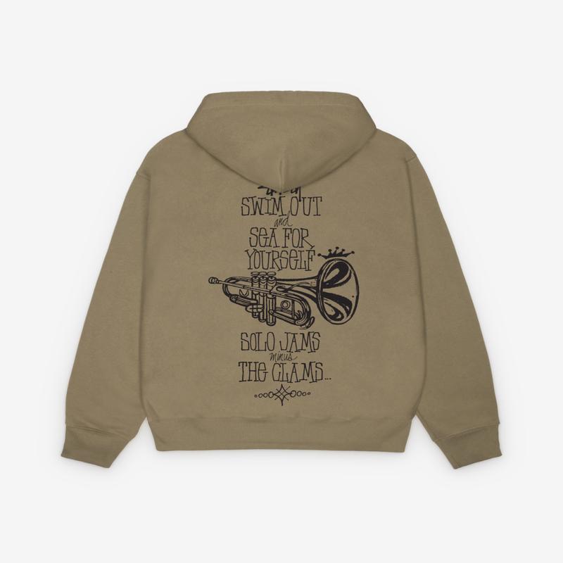 Stssy - Swim Out Zip Hood - (Army)