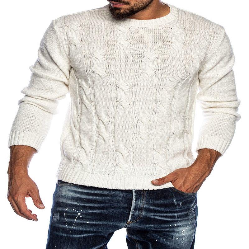 QUILO CREWNECK SWEATER IN WHITE