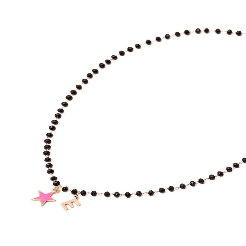 CUSTOMIZED LETTER NECKLACE IN ROSE GOLD COLOR