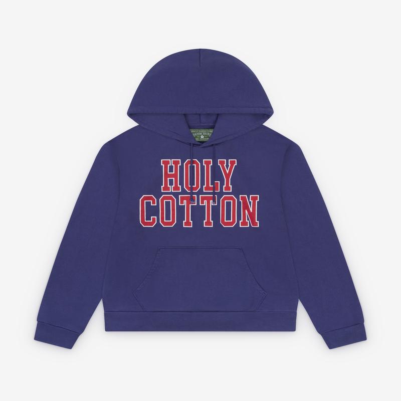 Denim Tears - Men's Holy Cotton Hoodie - (Navy)
