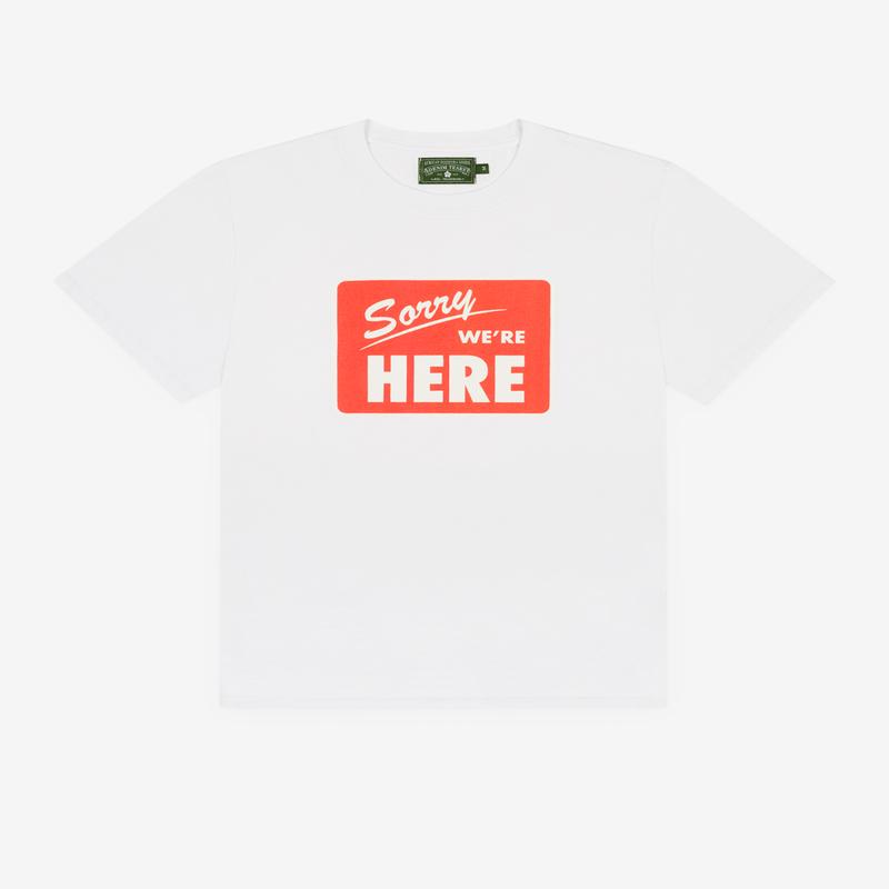 Denim Tears - Men's Sorry We're Here T-Shirt - (White)