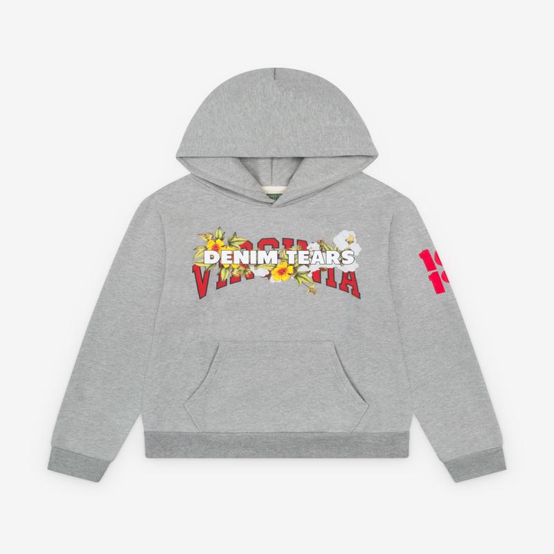 Denim Tears - Men's Virginia Hoodie - (Grey)