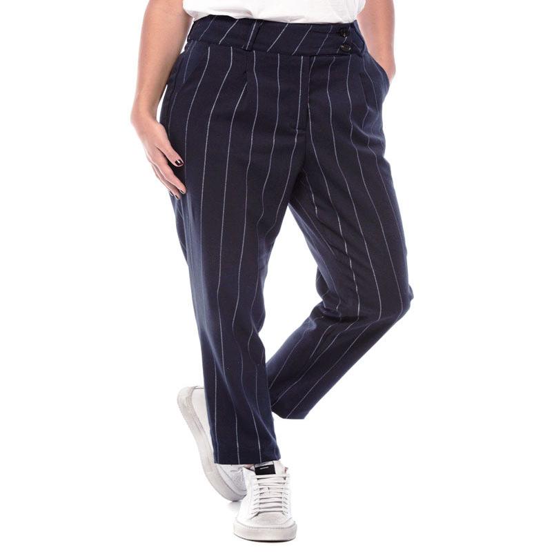 FLEUR FORMAL PANTS IN STRIPED BLUE