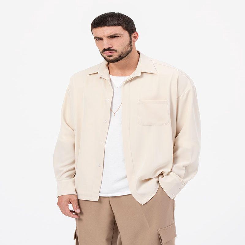 SAMUEL OVER SHIRT IN CREAM