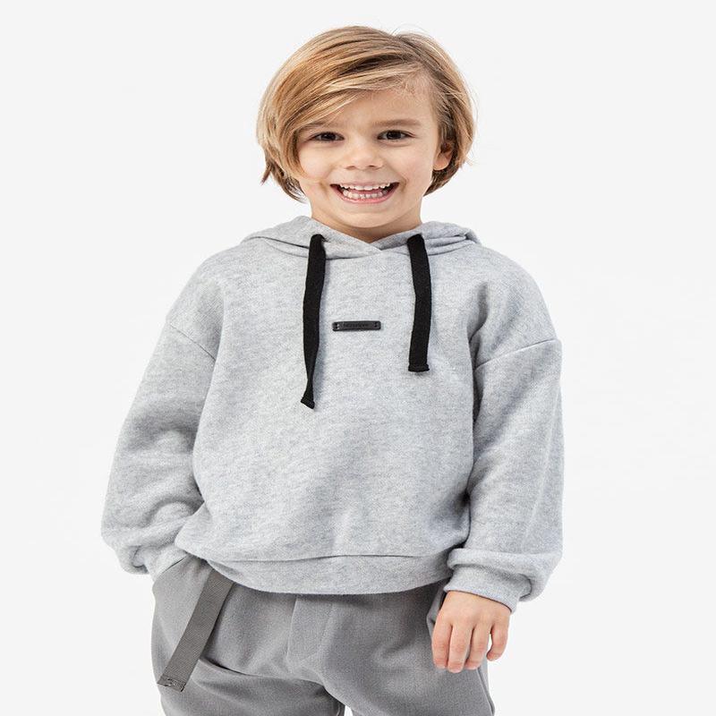 SETH KIDS HOODIE IN GREY