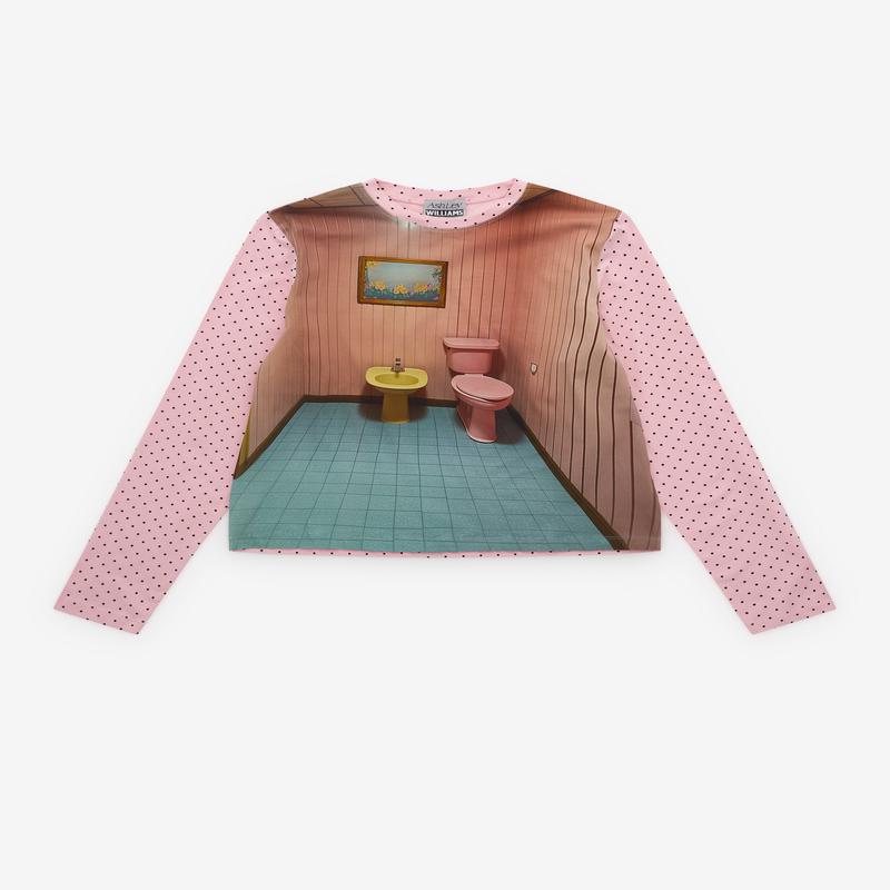 Ashley Williams - Womens L/S T-Shirt - (Bathroom)