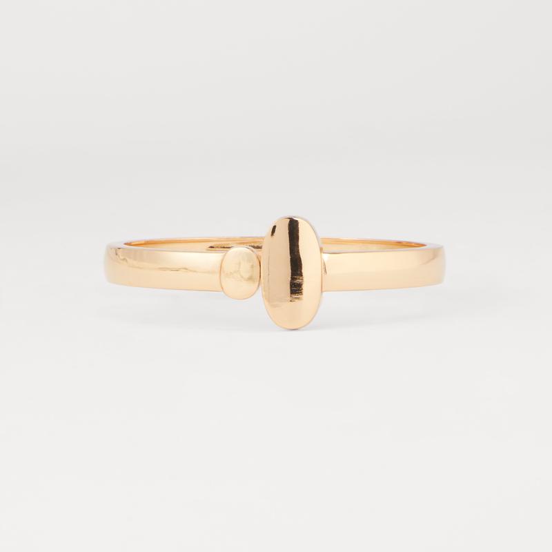 Asymmetrical Circle Hinge Bracelet