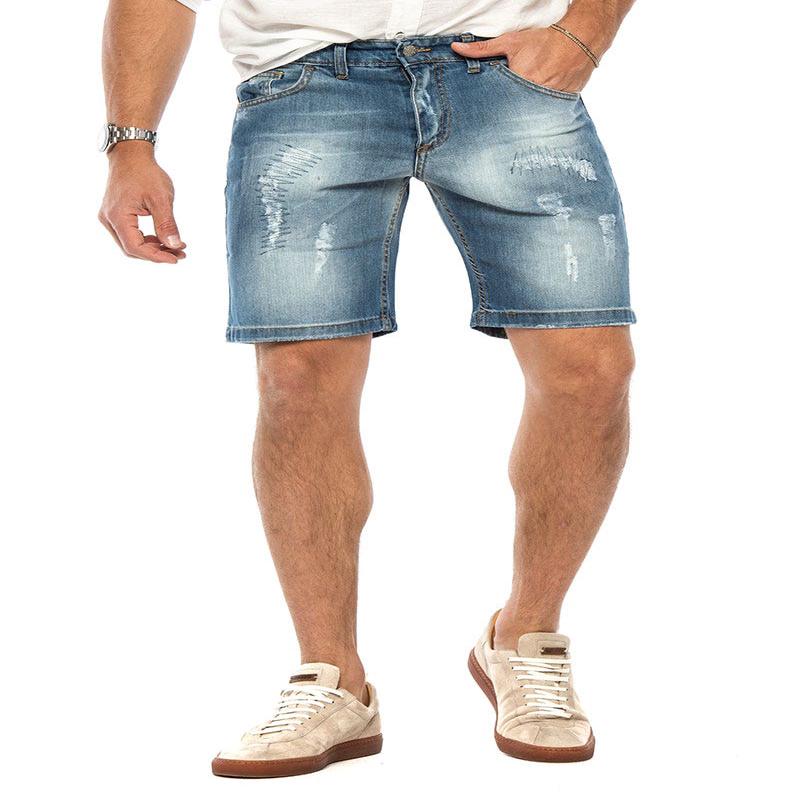 JOSHUA DENIM SHORTS IN BLUE