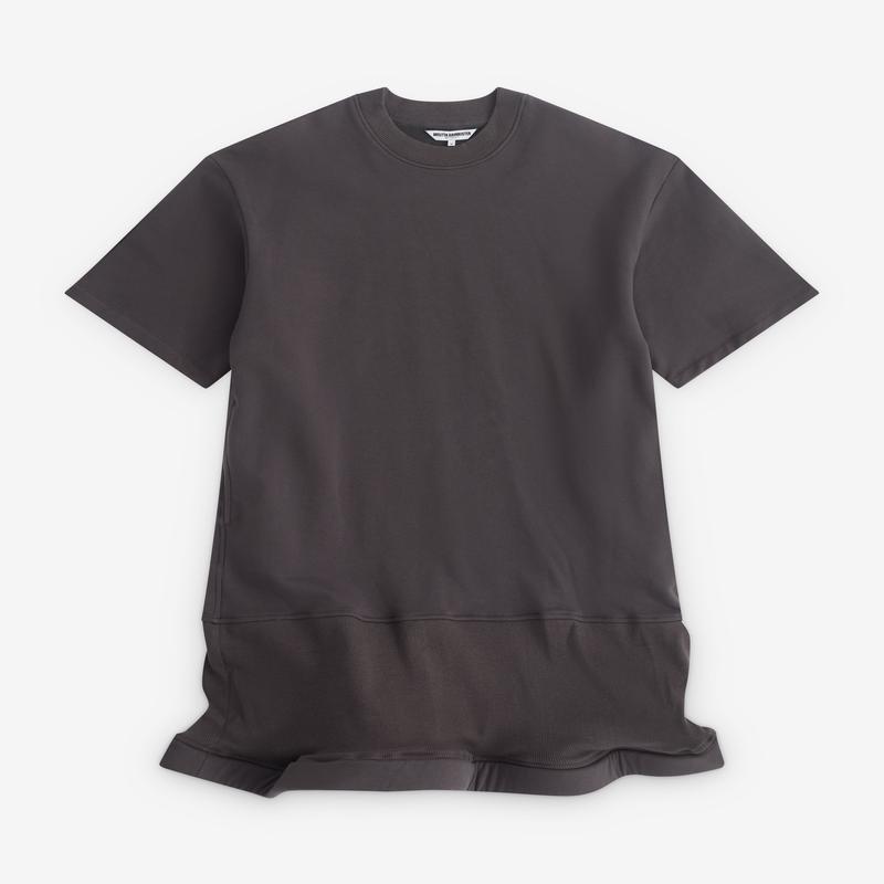 Melitta Baumeister - Women's Wavy Hem T-Dress - (Cold Grey)