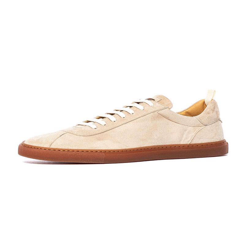 SUEDE SNEAKERS IN BEIGE