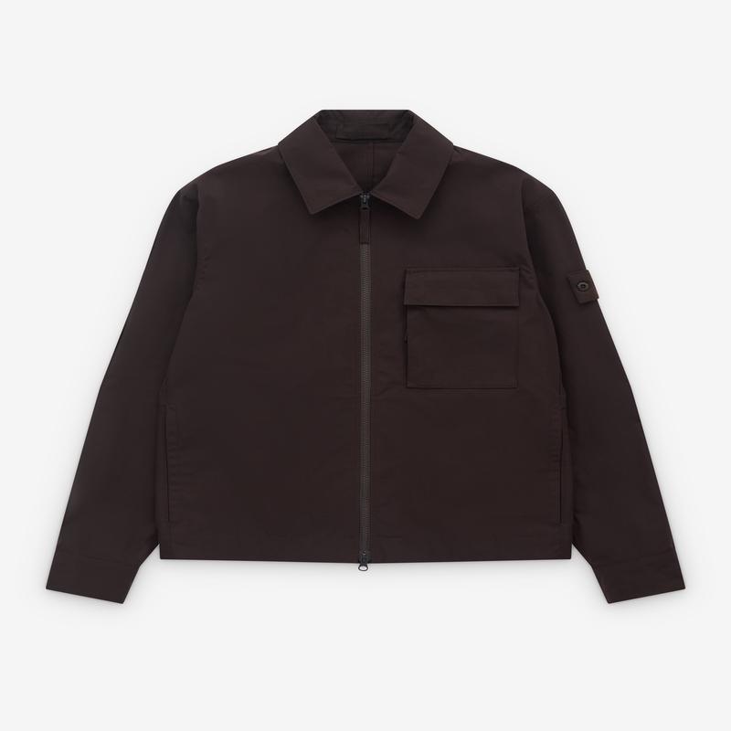 Stone Island - Mens Ghost Canvas Jacket - (Dark Brown)