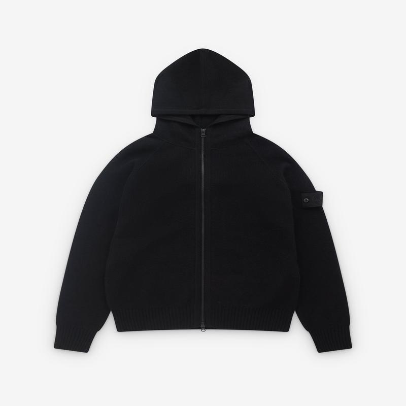 Stone Island - Mens Ghost Cashmere Hoodie - (Black)
