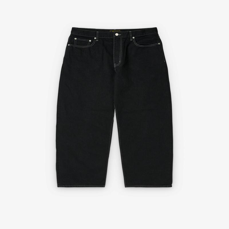 Palace - Men's P90 Baggy Script Jean - (Black Stone Wash)
