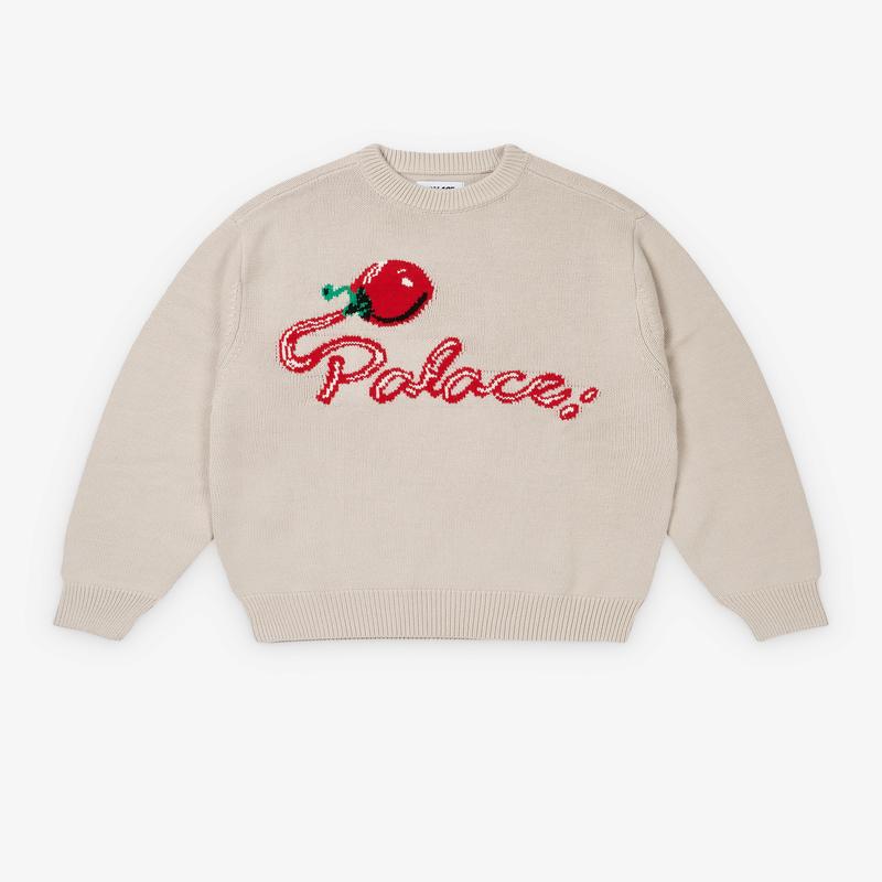 Palace - Men's Tommy Knit - (Off White)