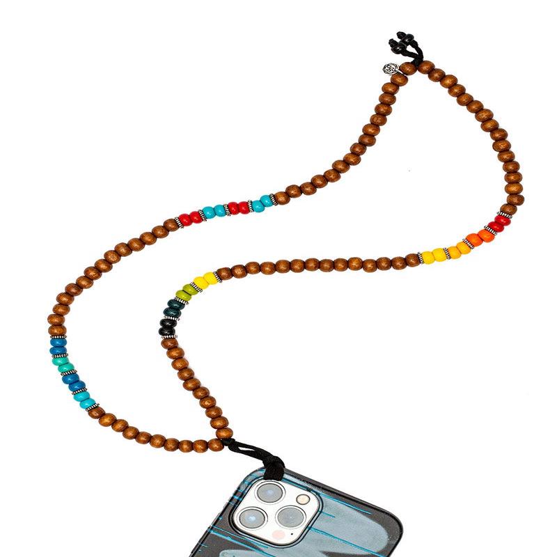 PHONE HOLDER IN BROWN