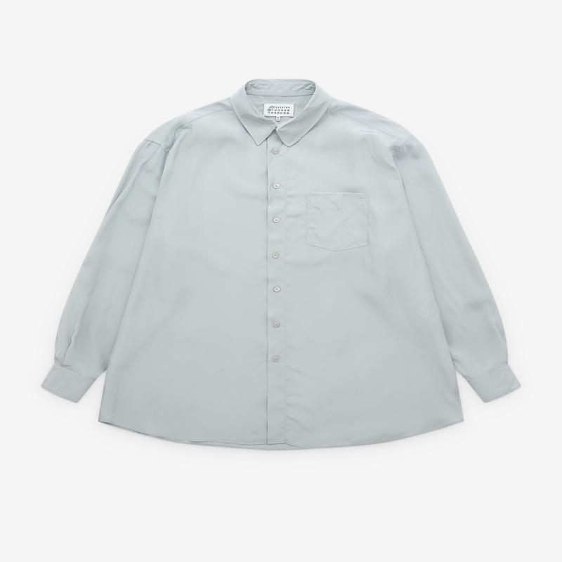 Maison Margiela - Women's Long-Sleeved Shirt - (Pearl Grey)