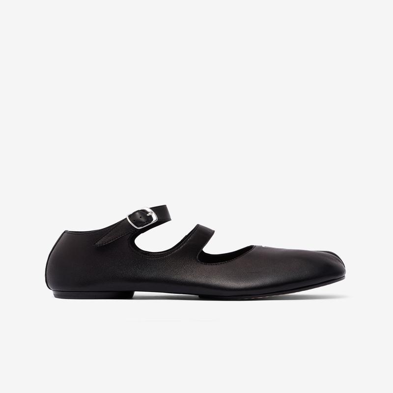 Maison Margiela - Women's Tabi Calfskin Ballerinas - (Black)