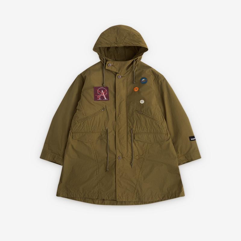 Undercover - Mens Patch Parka - (Khaki Green)