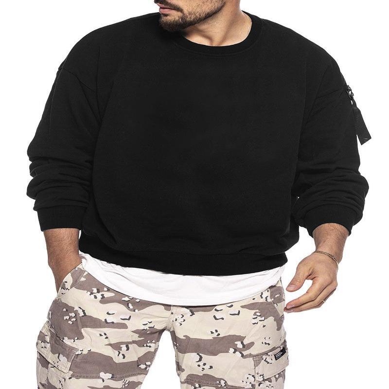 BASIC SWEATSHIRT IN BLACK