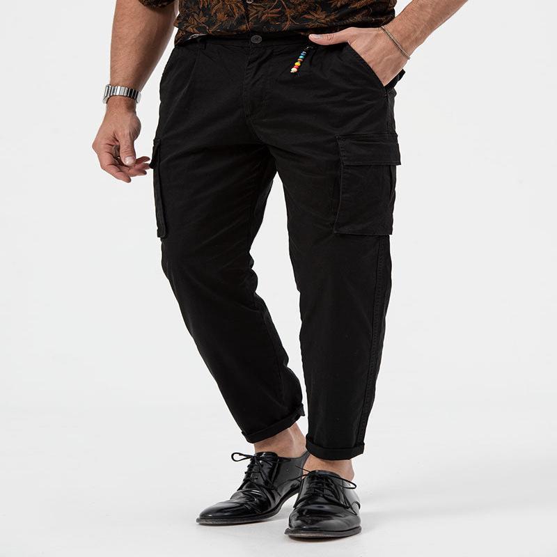 DEVIN CARGO PANTS IN BLACK