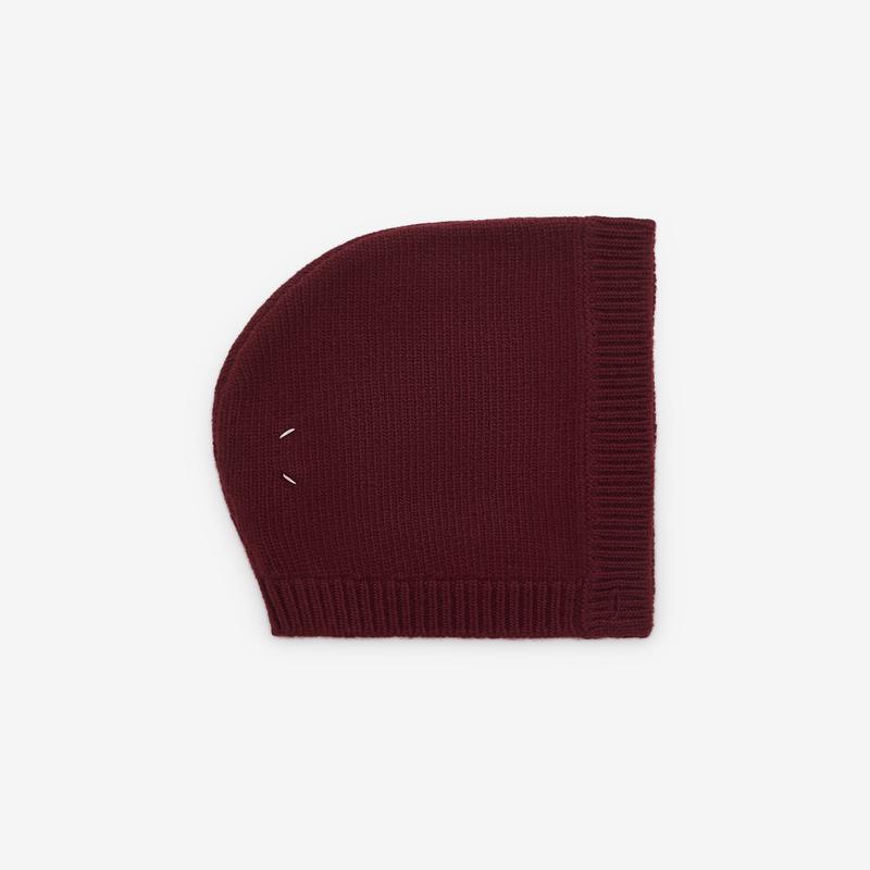 Maison Margiela - Wool Knit Hood Beanie - (Burgundy)