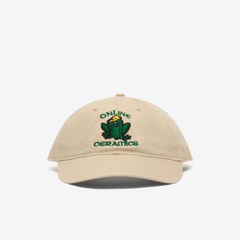 Online Ceramics - Men's Frog Logo Cap - (Beige)
