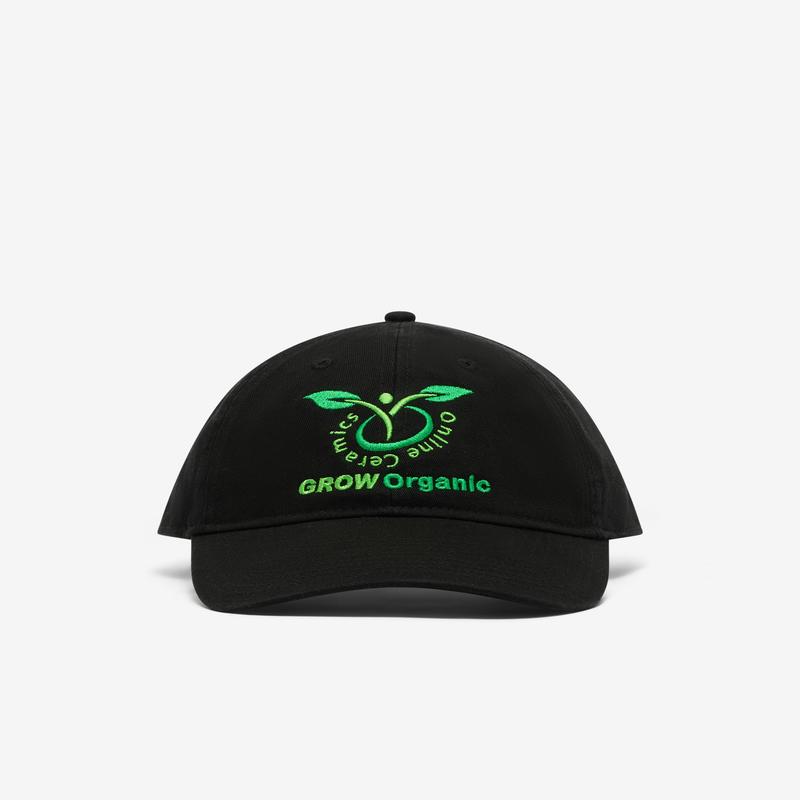Online Ceramics - Men's Grow Organic Cap - (Black)
