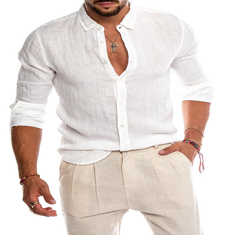 MOSES CASUAL SHIRT IN WHITE
