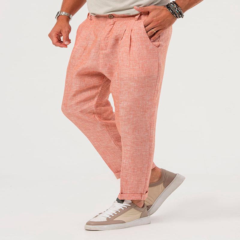 TITOS CASUAL PANTS IN CORAL