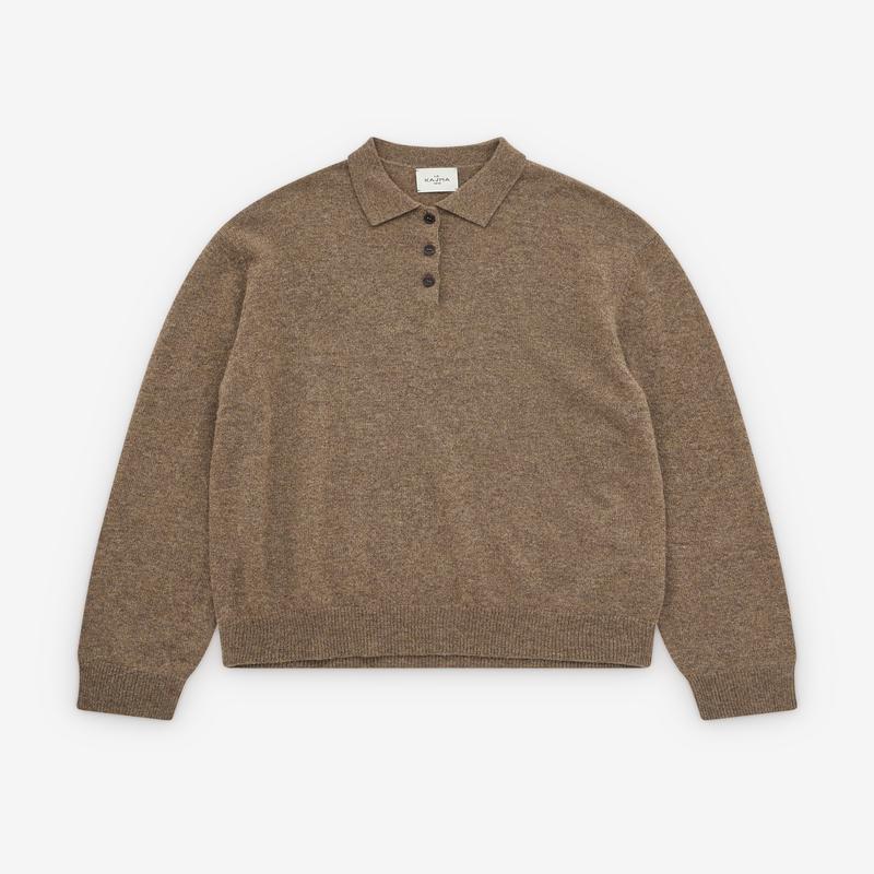 Le Kasha - Knitted Polo - (Olive)