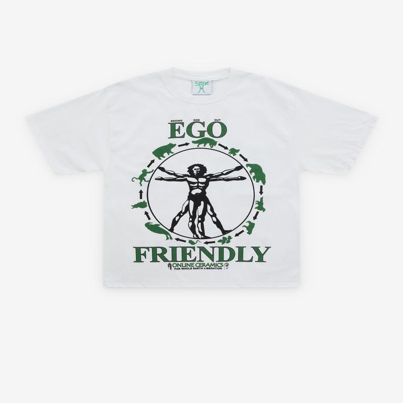 Online Ceramics - Men's Edging God Out T-Shirt - (White)