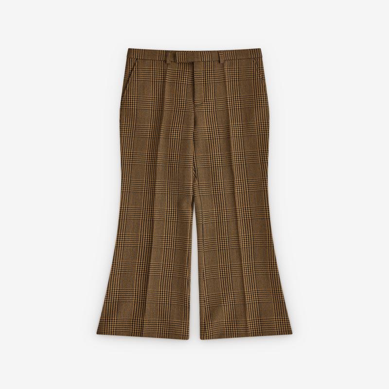 Valentino - Women's Houndstooth Trousers - (Brown)