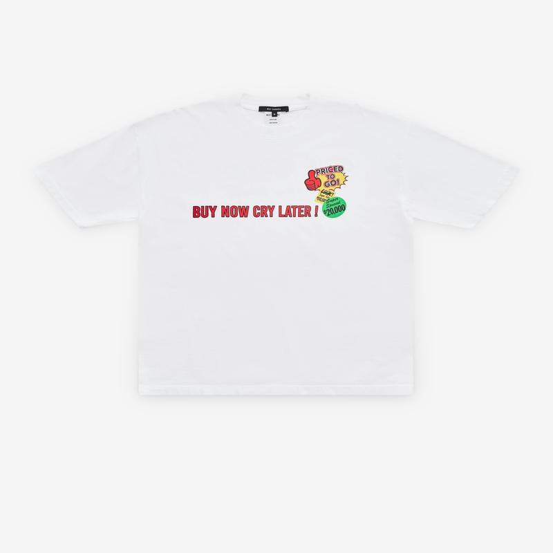 Willy Chavarria -  Buy Now Cry Later T-Shirt - (White)