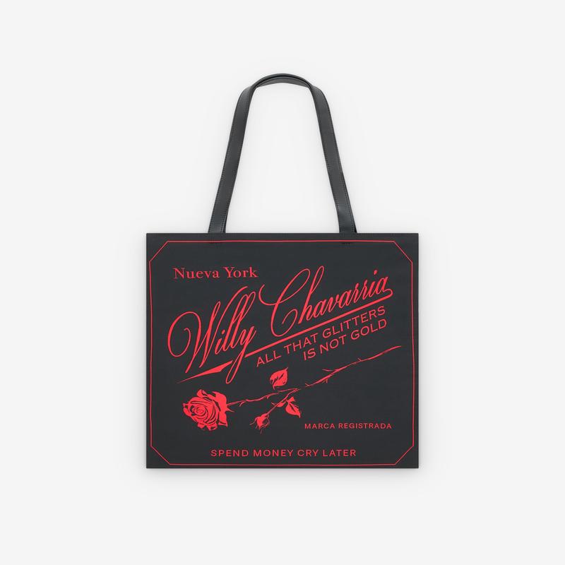 Willy Chavarria -  Casa De Chavarria Tote Bag - (Black/Red)