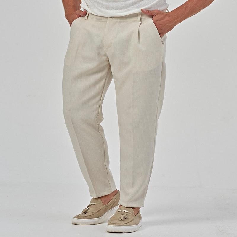 ABEL CASUAL PANTS IN CREAM