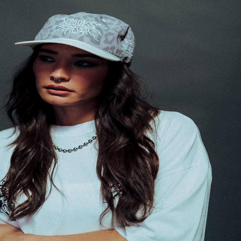 Forged From Iron Paradise Hat in Clay Leopard/Cream