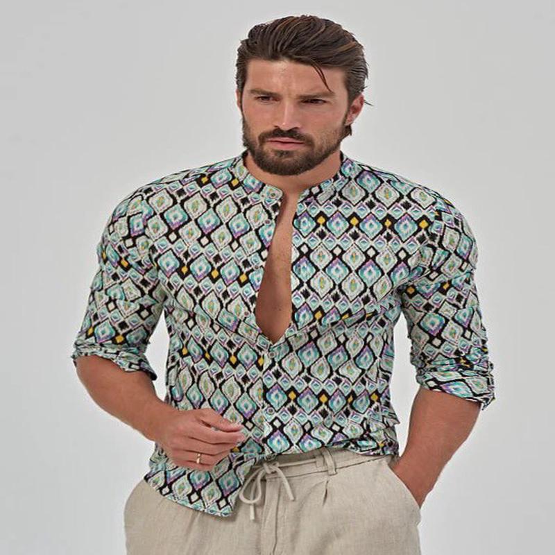 IVAN GEOMETRIC PRINTED SHIRT