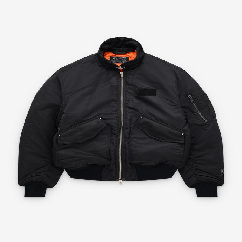 Mfpen - Men's Schott CWU 90's Bomber Jacket - (Black)