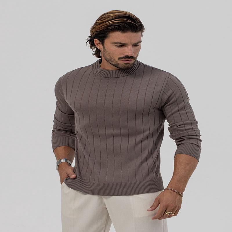 DAMON CREWNECK SWEATER IN MUD