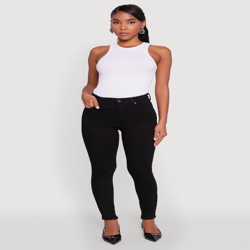 WAX Push Up High Rise Skinny Jeans