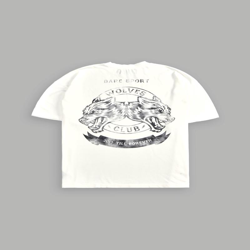 Wolves Club 2015 Till Forever "Premium" Oversized Tee in Cream