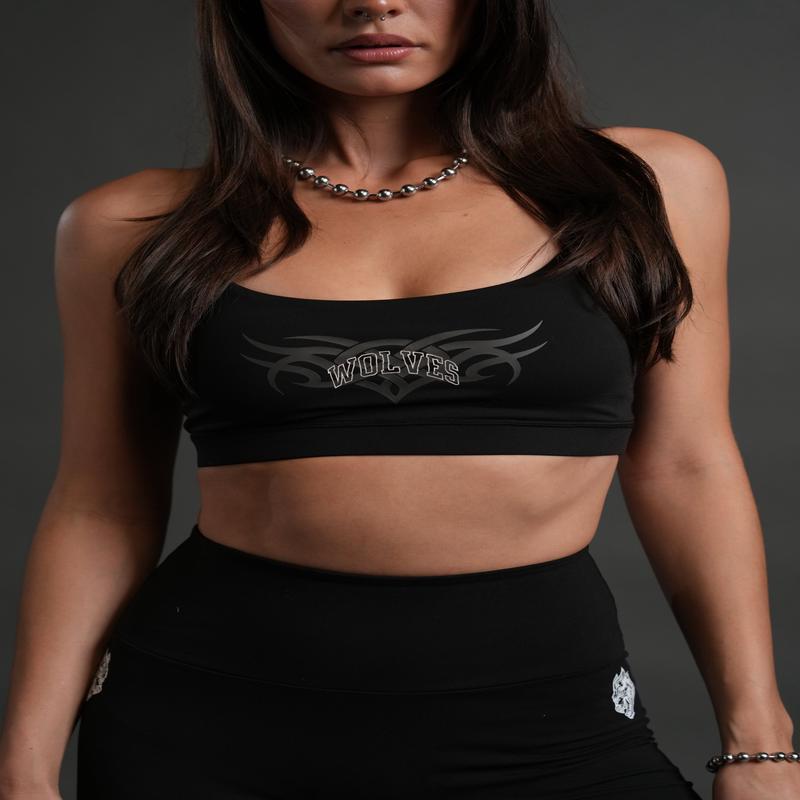 Finite Code Loyalty "Everyday" Sports Bra in Black