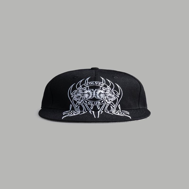 Finite Flame Fitted Cap in Black