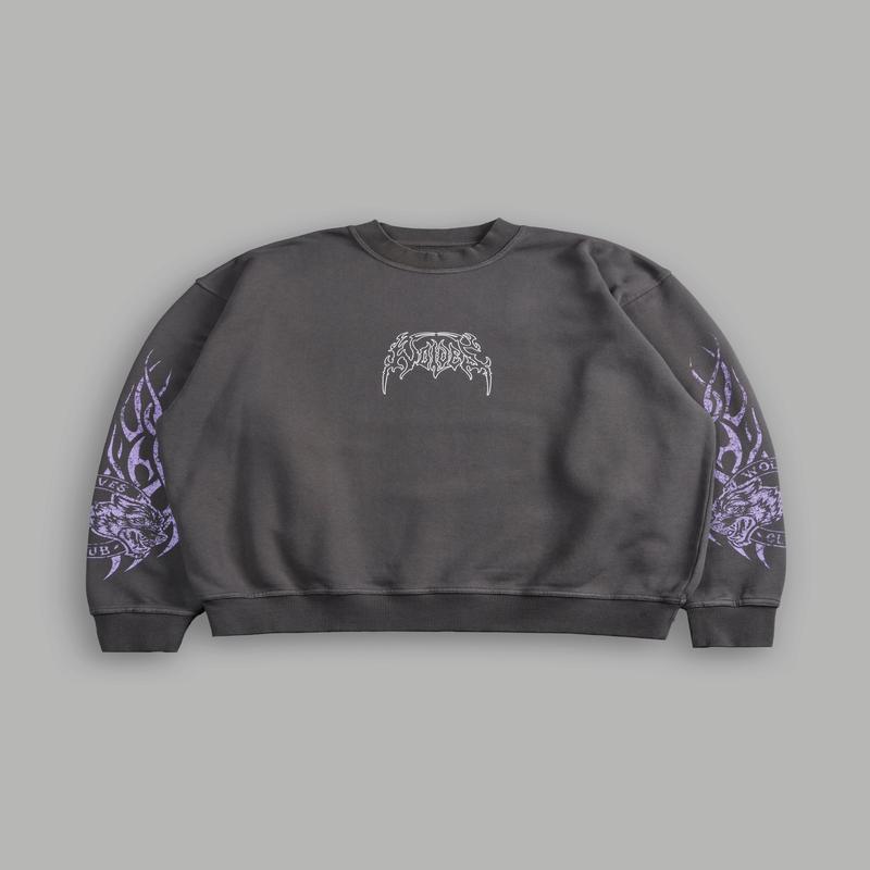 Finite Flame London Crewneck in Wolf Gray