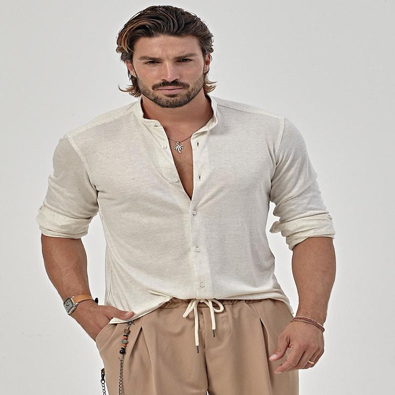 KEVIN KOREAN SHIRT IN BEIGE